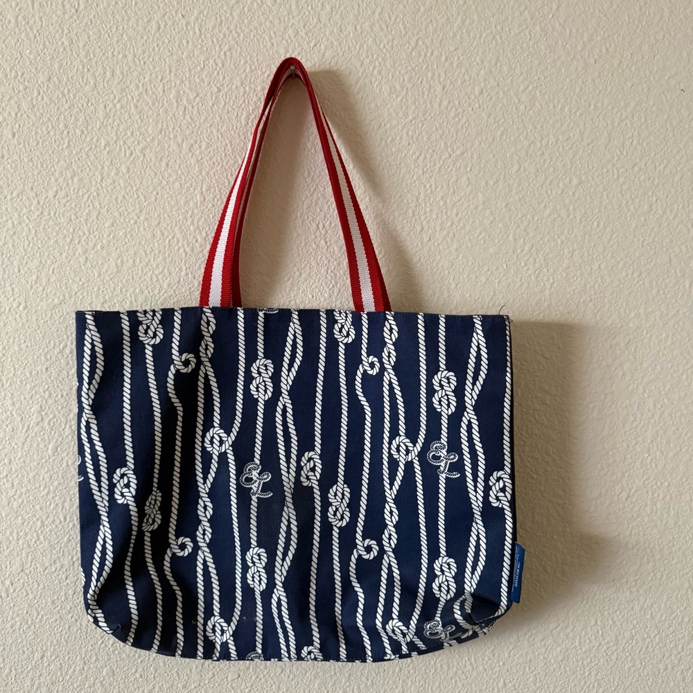 Estée Lauder Red White Blue Nautical Cruise Sailing Boat Errand Everything Tote